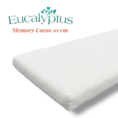 Saltea pentru copii Eucalyptus Memory Cocos 120x60x10cm (MD-022)