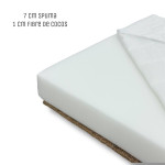 Saltea pentru copii Eucalyptus Uno Cocos 120x60x8cm (MD-001)