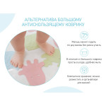 Set de mini-covorase anti-alunicare Roxy Kids „Sea Animals”, 12 buc. (RBM-012-SA) Soft colors