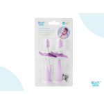 Set periuță de dinți+perie de masaj Roxy-Kids (RTB-005) Lavanda