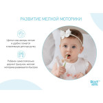 Set periuță de dinți+perie de masaj Roxy-Kids (RTB-002) Mentă