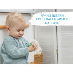 Set periuțe de dinți Roxy Kids „Căluț de mare” 2 buc (RTB-012-GO) Verde+Oranj