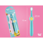 Set periuțe de dinți Roxy Kids „Smiley” 2 buc. (RTB-013-PP) Roz+Verde