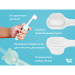 Set periuțe de dinți Roxy Kids „Ursulet” 2 buc (RTB-010-MB) Mint+Albastru