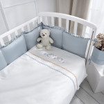 Lenjerie de pat pentru copii Perina Toys Sateen Collection (ТСK6-02.2) Acvamarin