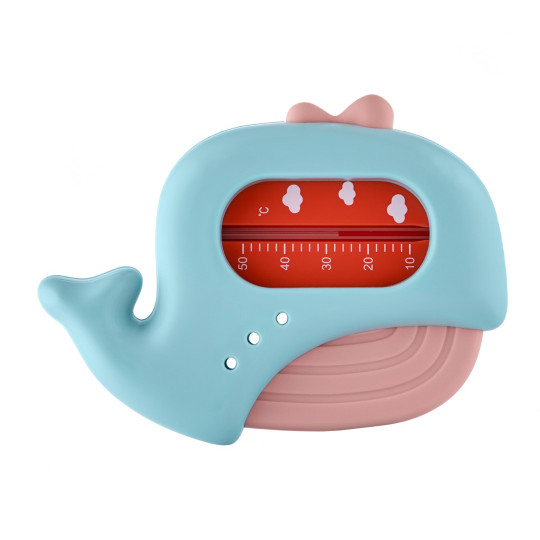 Termometru pentru apa Roxy Kids „Whale”, Albastru+roz (RWT-007-P)