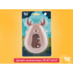 Termometru pentru apa Roxy Kids, „Deer” Bej+Maro (RWT-006-BR)