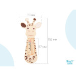 Termometru pentru baie Roxy Kids „Giraffe”, Bej (RWT-001)