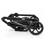 Carucior 3in1 Sojan Sibex Extra Piele (2010405) Negru+Argintiu