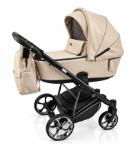 Carucior 3in1 Sojan Sibex Extra Piele (2010407) Ivory
