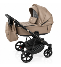 Carucior 3in1 Sojan Sibex Extra Piele (2010408) Maro
