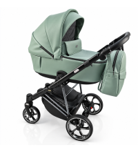 Carucior 3in1 Sojan Sibex Extra Piele (2010409) Verde