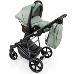 Carucior 3in1 Sojan Sibex Extra Piele (2010409) Verde